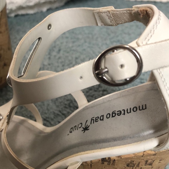 White Montego Bay Club Wedges - Picture 5 of 7